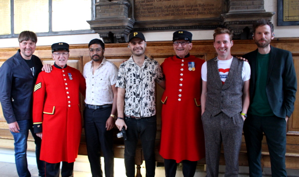 The Chelsea Pensioners meet The Kaiser Chiefs