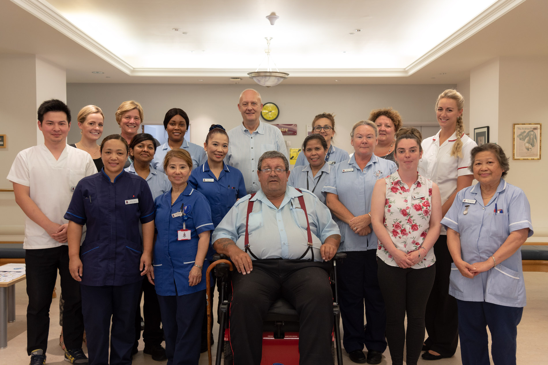 Infirmary team at the Royal Hospital Chelsea
