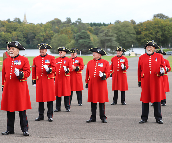 Chelsea Pensioners Pace Sticking at RMA Sandhurst