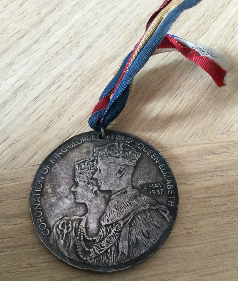 George VI Coronation medal, awarded to the father of Chelsea Pensioner Janet Brodie-Murphy