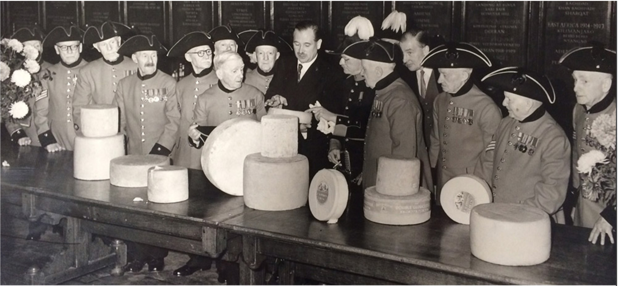 Historic cheese donations to the Royal Hospital dates back over 300 years