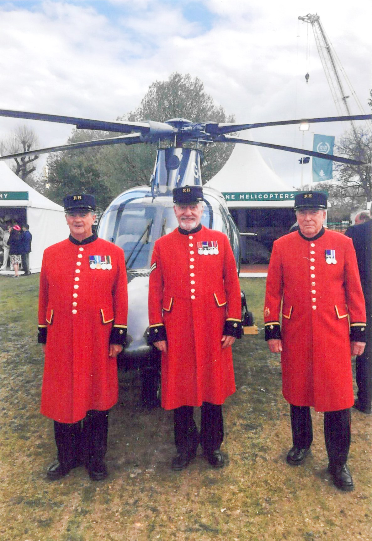 Mike Simmonds as a Chelsea Pensioner